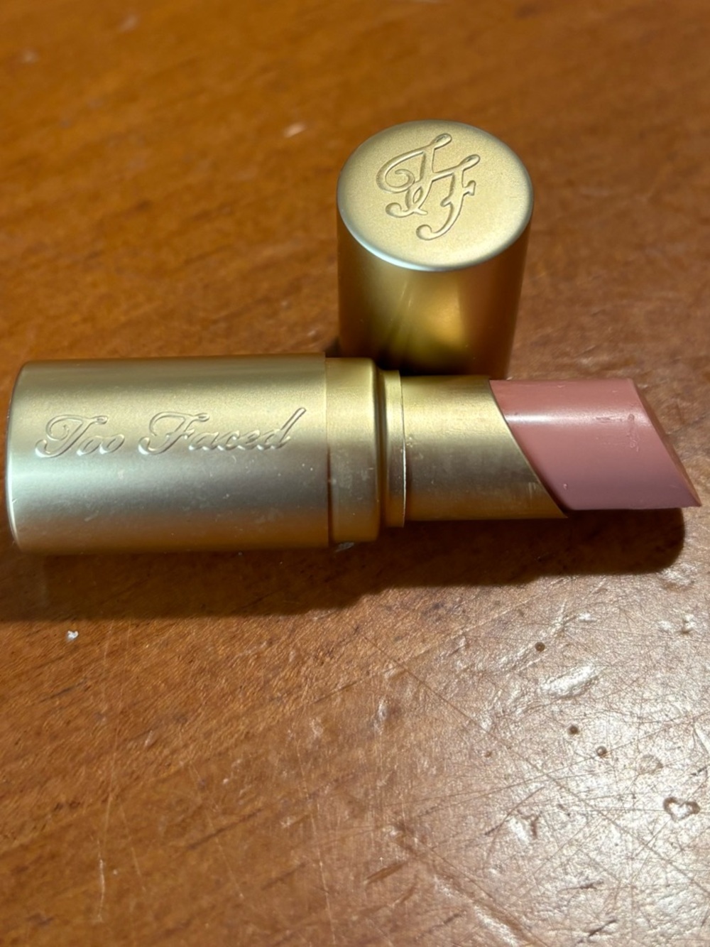 Too Faced La Creme Color Drenched Lip Cream Lipstick Naked Dolly - Picture 3 of 10